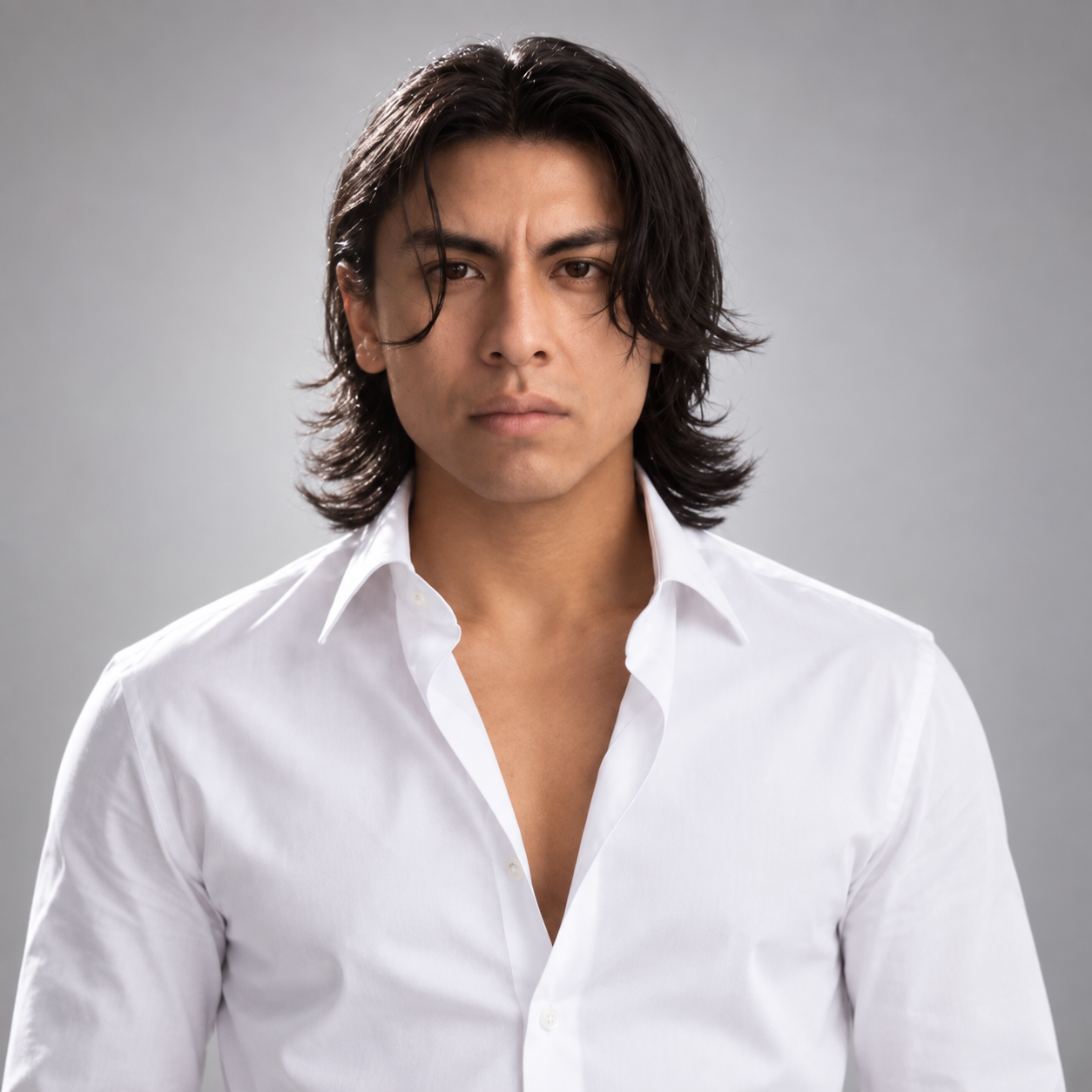 Retrato de César Olaco Morales
